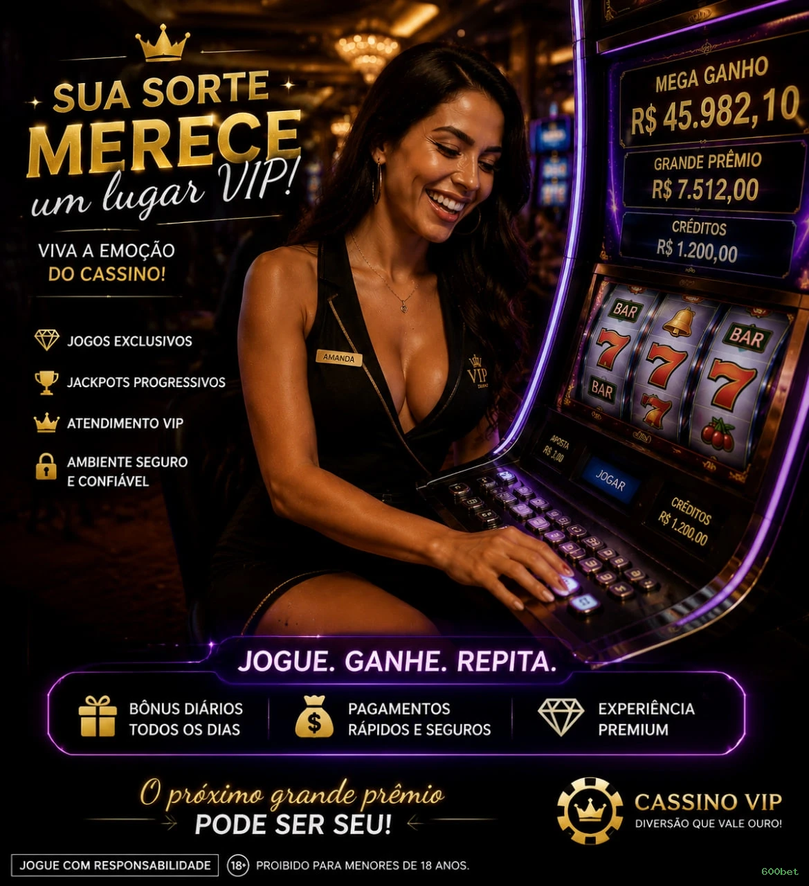 Bônus boas-vindas 600bet R$100